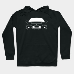 Honda NSX White Outline Hoodie